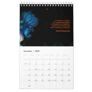 Calendário Uma súbita mudança no jardim italiano