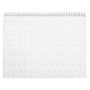 Calendário Uma superfície completamente branca e sem recursos