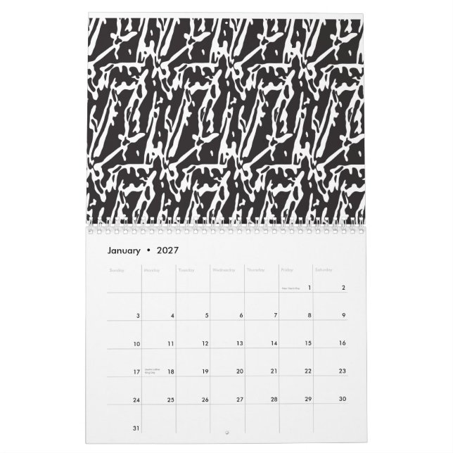 Calendário Uma variedade de produtos hortícolas frescos, incl (Jan 2027)