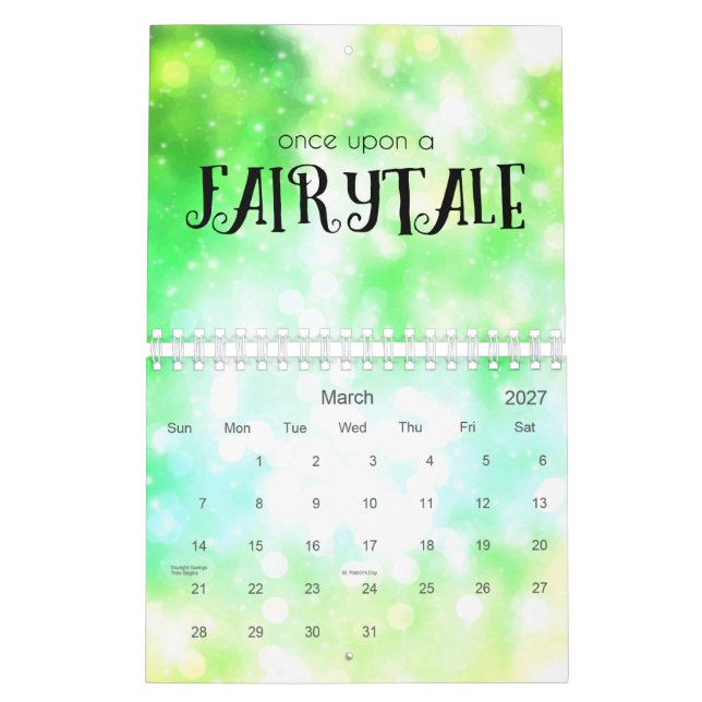 Calendário Uma vez em um conto de fadas (Mar 2027)
