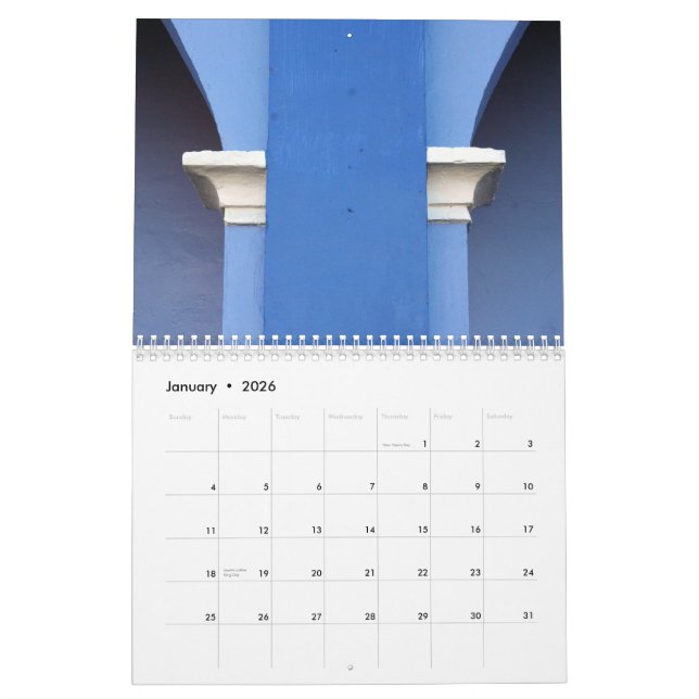 Calendário Uma vida colorida: Uma vila em Veracruz, México (Jan 2026)