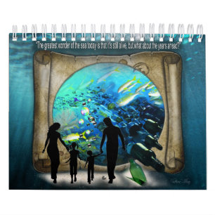 Calendário Uma Visita de Aquário do Futuro?