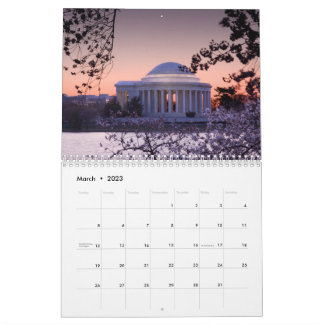 Calendário Único de Belas Artes Washington DC 2023