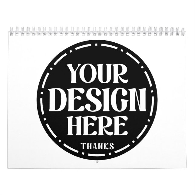Calendário Único, elegante, limpo e ousado (Capa)