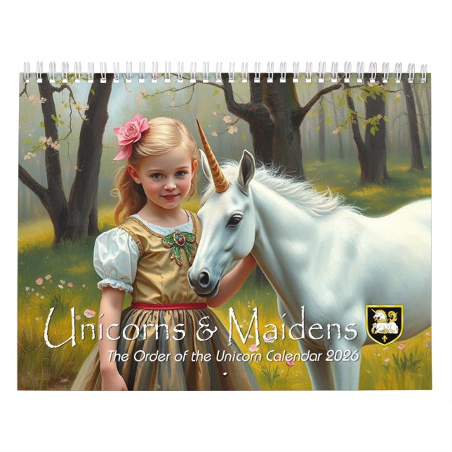 Calendário Unicórnios e Maidens (Capa)