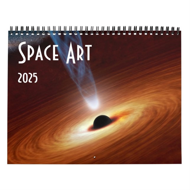 Calendário Universo da Astronomia Espacial de 2025 (Capa)