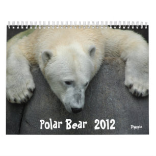 Calendário Urso polar 2012