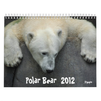 Calendário Urso polar 2012