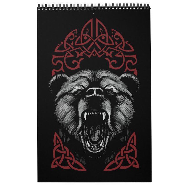 Calendário Urso Viking em Raio (Capa)