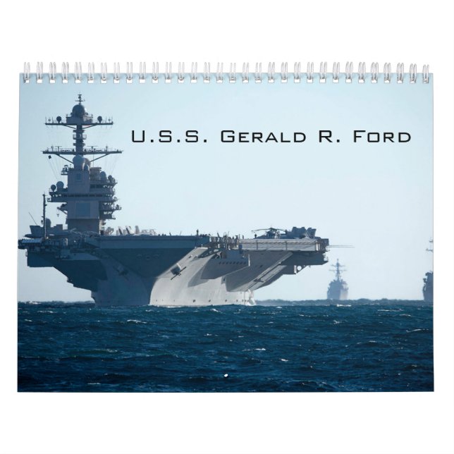 Calendário USS Gerald R Ford (Capa)
