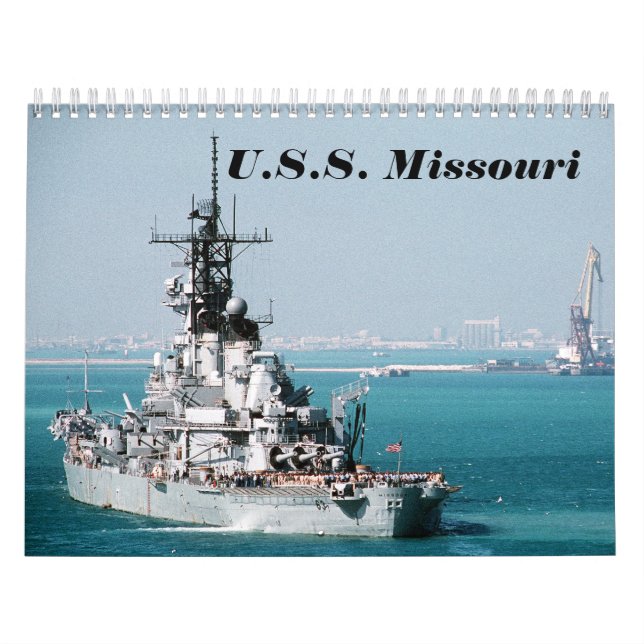 Calendário USS Missouri (Capa)