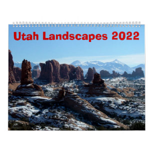 Calendário Utah Landscapes Calendar 2022
