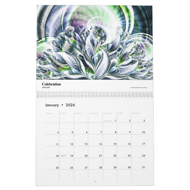 Calendário V do Fractal (Jan 2026)