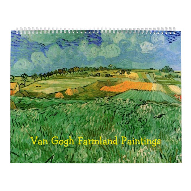 Calendário Van Gogh Farmland Fine Art Calendar (Capa)