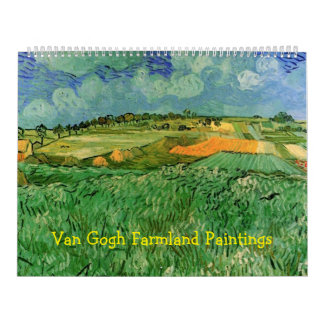 Calendário Van Gogh Farmland Fine Art Calendar
