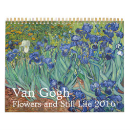 Calendário Van Gogh Flores e Vida Estática