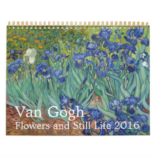 Calendário Van Gogh Flores e Vida Estática