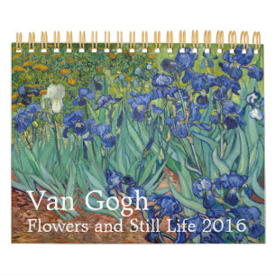 Calendário Van Gogh Flores e Vida Estática 2016 Pequena