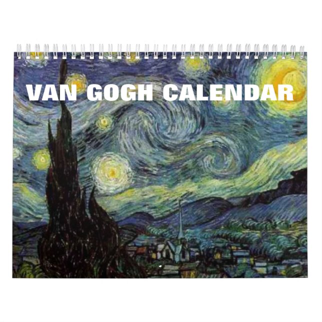Calendário Van Gogh Paintings Art (Capa)