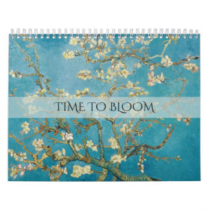 Calendário Vaso personalizado Van Gogh Amendoeira em Flor (18