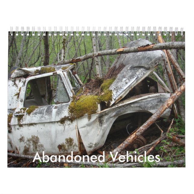 Calendário Veículos abandonados (Capa)