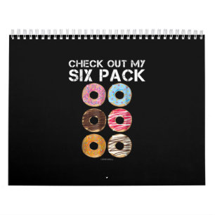 Calendário Veja Minha Rosquinha De Seis Pacotes - Engraçado 