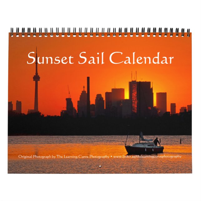 Calendário Vela do Pôr do Sol (Capa)