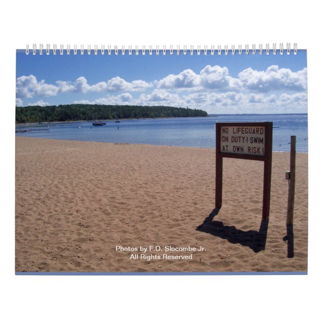 Calendário velho de Michigan da missão 2018 (Verso)