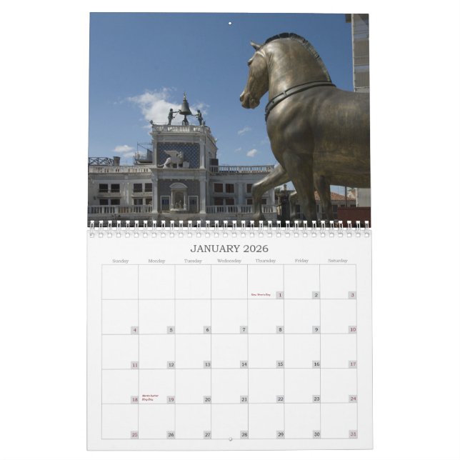 Calendário Veneza 2009 eterno