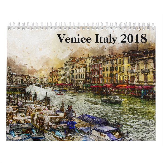 Calendário Veneza Itália 2025 (Capa)