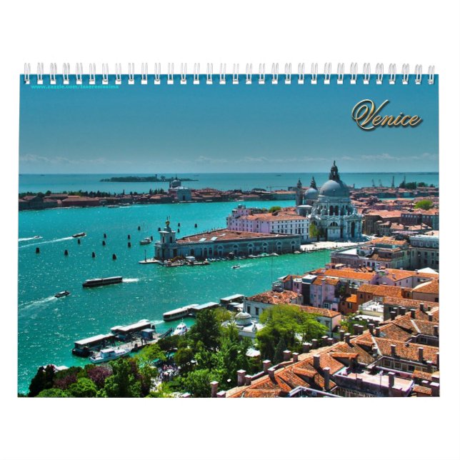 Calendário Veneza, Italia - vista aérea (Capa)