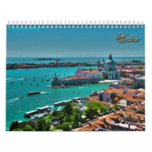 Calendário Veneza, Italia - vista aérea