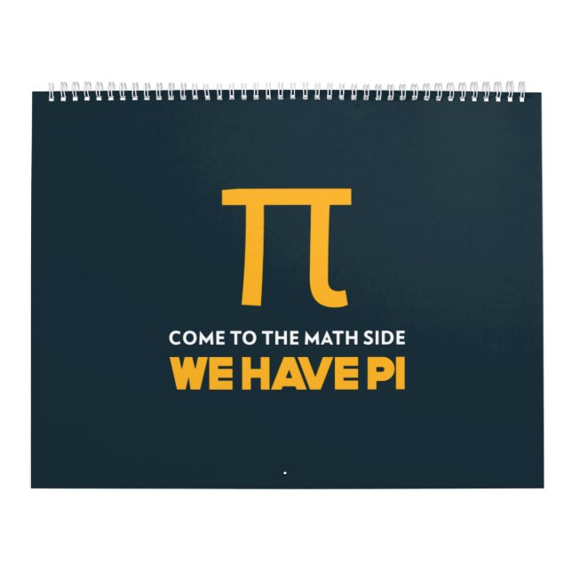 Calendário Venha Ao Lado Da Matemática Temos Pi (Capa)