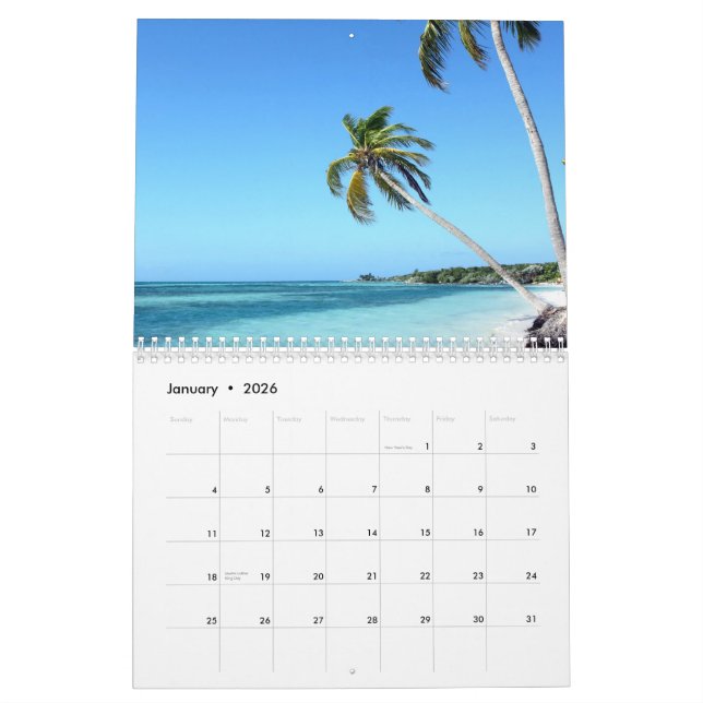 Calendário Verão durante todo o ano, 2010 (Jan 2026)