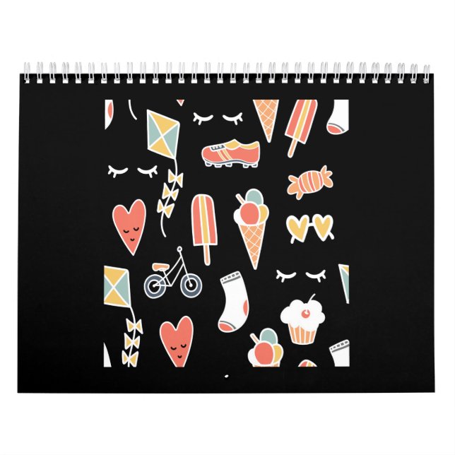 Calendário Verão sorvete (Capa)