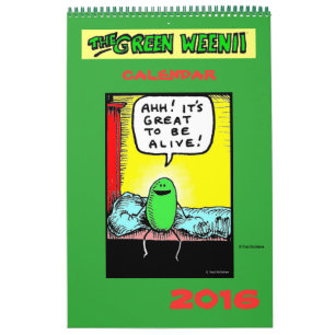 Calendário Verde do Weenii 2016