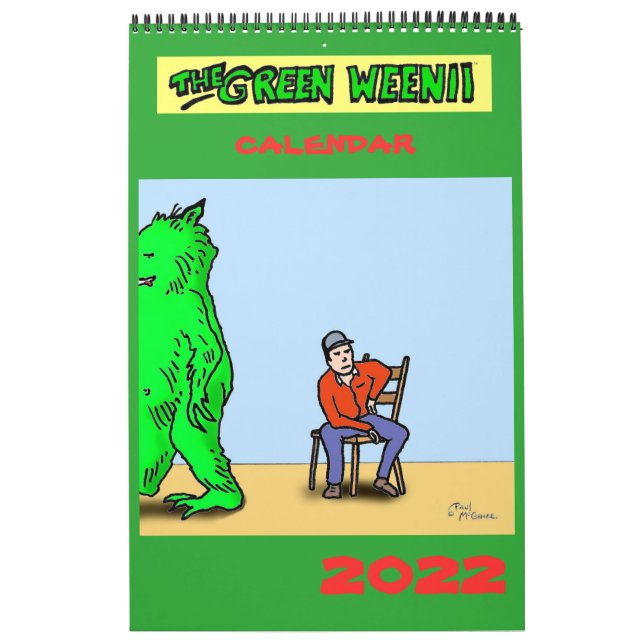 Calendário Verde do Weenii 2022 (Capa)