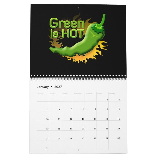 Calendário Verde está NA MODA (Jan 2027)