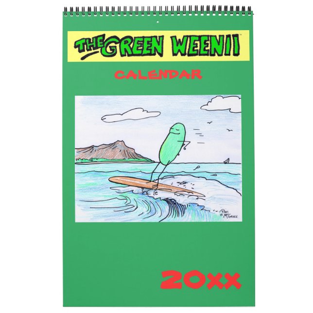 Calendário Verde Weenii 2020 (Capa)