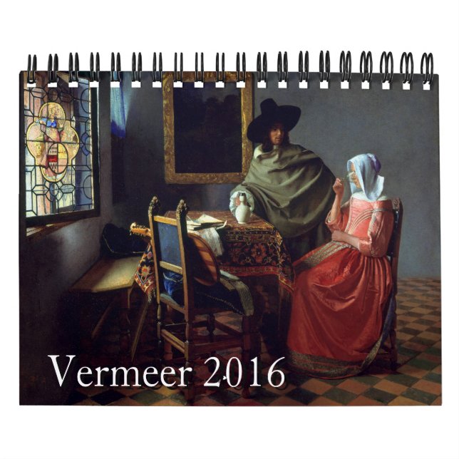 Calendário Vermeer 2016 pequeno (Capa)