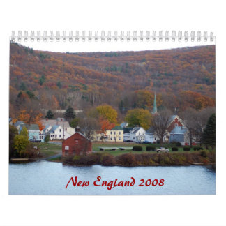 Calendário Vermont 083, New England 2008