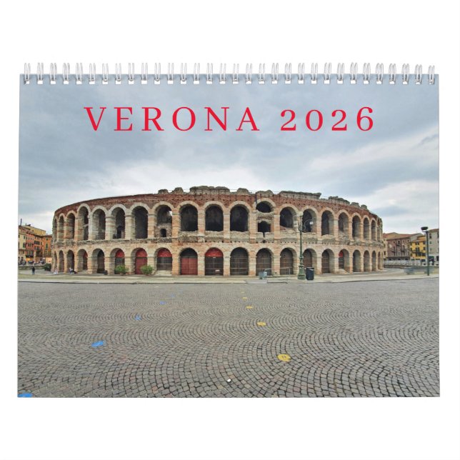 Calendário Verona 2026 calendar (Capa)