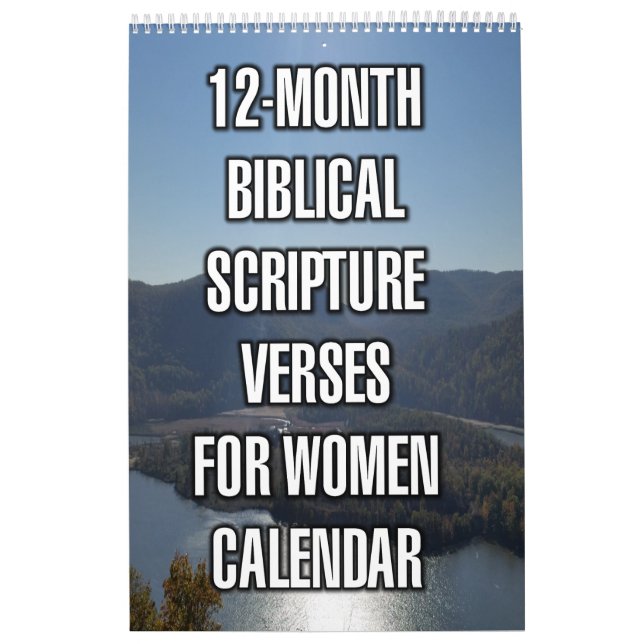 Calendário Versículos Bíblicos para Mulheres de 12 Meses (Capa)