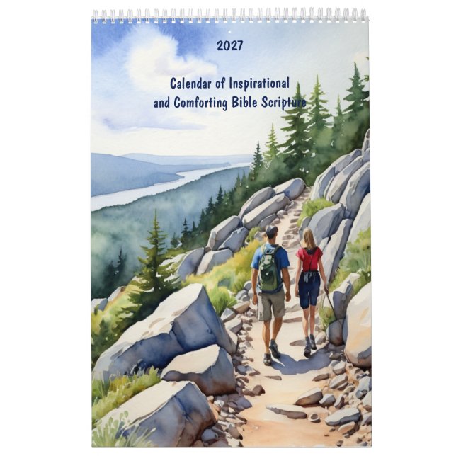 Calendário Versículos inspiradores da Bíblia Cristã de 2027  (Capa)