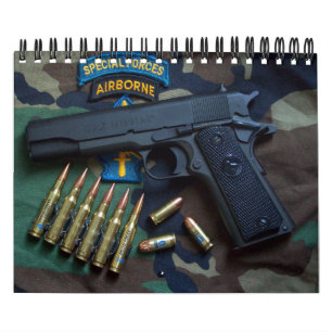 Calendário Veteranos das boinas verdes SF SFG de forças