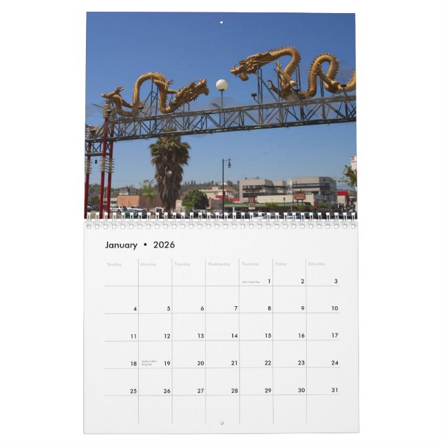 Calendário Viagem americano (Jan 2026)