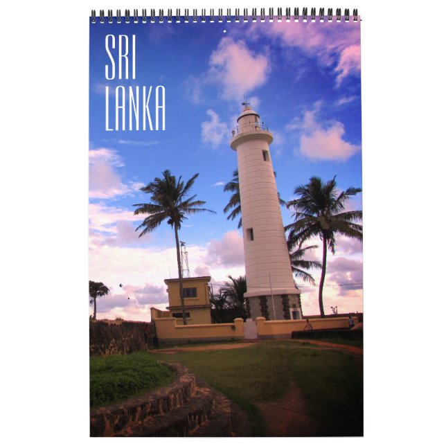 Calendário viagem ao Sri Lanka (Capa)