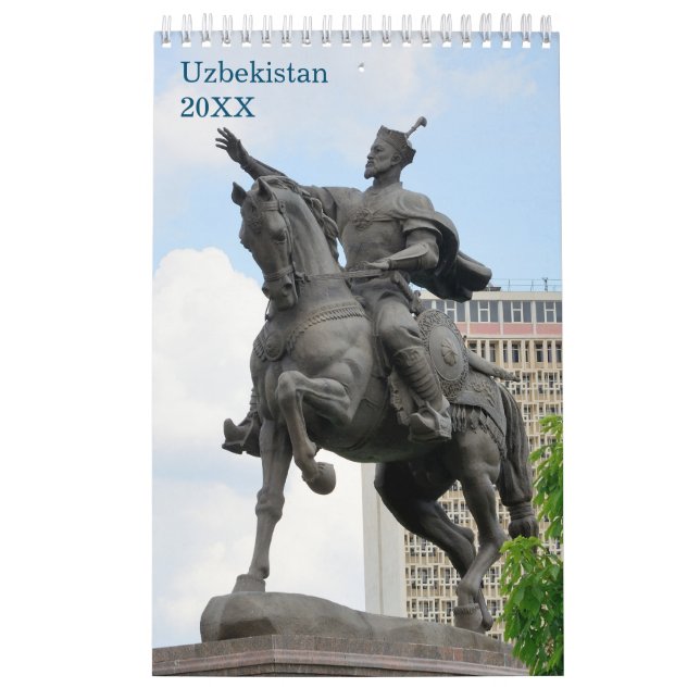 Calendário viagem de 12 meses no Usbequistão (Capa)