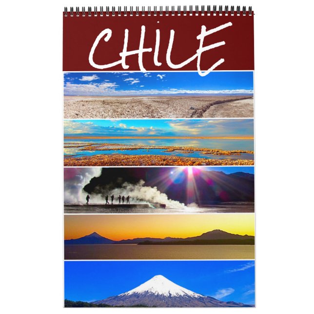 Calendário viagem do chile 2025 (Capa)