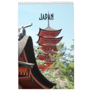 Calendário Viagem do Japão Fotografia 2023